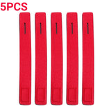 Fishing Rod Tie Holders Straps Fastener Hook Belts Loop Cable Cord Ties Belt Elastic Wrap Band Outdoor Fishing Tools Accessory