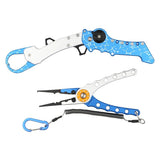 Fishing Tackle Set Stainless Steel Scale Fish Lip Grip Fish Control with Multifunction Pliers Equipment for Fishing