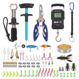 Fishing Tool Kit Fishing Hook Remover Tool Fish Lip Gripper Digital Fish Scale Fishing Pliers with Fishing Lures Baits Tackle