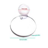 Floating Betta Exercise Mirror Round Amusing Fishbowl Mirror Thematic Ornaments For Fish Tank. Home Office Living Room Aquariums