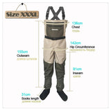 Fly Fishing Waders Clothing Portable Chest Overalls Waterproof Clothes Wading Pants Stocking Foot Good JEERKOOL For Fish Shoes
