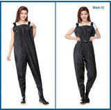Fly Fishing Waders Waterproof Hunting Fishing Wading Clothes Chest Clothes Coverall Pants Men Women PVC Plastic Fiber Waders