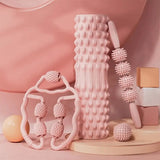 Foam Roller Set for Deep Tissue Muscle Massage, Fitness Exercise Foam Massage Roller, Massage Ball, Leg Massager, for Whole Body