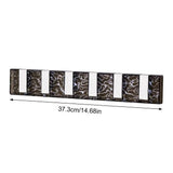 Foldable Hooks For Storage Bag Hanger Wall Punch-free Light Luxury Water Ripple Design Folding Door Hook Kitchen Bathroom