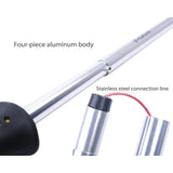 Folding 139cm Wading Staff For Fishing Hiking Stick Collapsible Outdoor Light Weight Fly Fishing Stick Tackle Rods Walking Stick