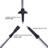 Folding 139cm Wading Staff For Fishing Hiking Stick Collapsible Outdoor Light Weight Fly Fishing Stick Tackle Rods Walking Stick