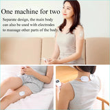 Folding Electric Foot massage Machine EMS Sole Massager Acupuncture Low Frequency Pulse Physiotherapy Home Meridian Dredging