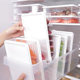 Food Containers Freezer Boxes With Lids Clear And Portable Fridge Storage Containers Kitchen Storage Bowl For Cabinet Desk