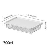 Food Containers Freezer Boxes With Lids Clear And Portable Fridge Storage Containers Kitchen Storage Bowl For Cabinet Desk