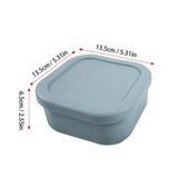 Food Grade Silicone Portable Bowl Lunch Box Microwave Bento Box Feeding Fresh Food Container Children's Tableware