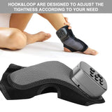 Foot Ankle Massager With Air Pockets Vibration Heating Acupuncture Points Pain Relief Massage Therapy for Heels Toes and Ankles