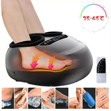 Foot Massager Machine with Heat Shiatsu Deep Tissue Kneading Rolling Massage for Relax with Air Compression Soothe Muscles