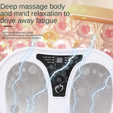 Foot massager pulse electric foot therapeutic machine ems intelligent acupuncture and moxibustion hot compress
