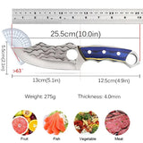 Forged Boning Knife,Stainless Steel Chef's Knife for Cutting Kitchen Knife for Hunting, Fishing, BBQ,Camping Survival Knife