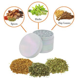 Four Layer Rainbow Zinc Alloy Cigarette Grinder 3pcs Set Tobacco Grinder Cigarette Crusher Zinc Alloy Smoke Accessories 2inch