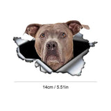 French Dog Wall Decals 3D Adorable Car Decal With French Dogs Decorative Creative Decals For Kindergarten Living Room Bedroom