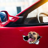 French Dog Wall Decals 3D Adorable Car Decal With French Dogs Decorative Creative Decals For Kindergarten Living Room Bedroom