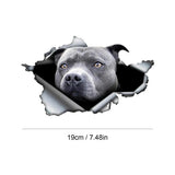 French Dog Wall Decals 3D Adorable Car Decal With French Dogs Decorative Creative Decals For Kindergarten Living Room Bedroom