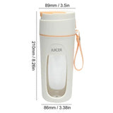 Fresh Juice Mini Fast Portable Blender 340ml Personal Size Blender For Smoothies 8 Blades Electric Rechargeable Fruit Juice
