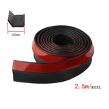 Front Bumper Blades Rubber Skirt Protection Spoilers Body Decorations Bumper Lip Strips Car Side Skirts Surrounding Collisions