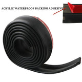 Front Bumper Blades Rubber Skirt Protection Spoilers Body Decorations Bumper Lip Strips Car Side Skirts Surrounding Collisions