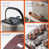 Fully Automatic Massage Heating Foot Bath Bucket Household Footbath Electric Thermostatic Footbath Dropshipping