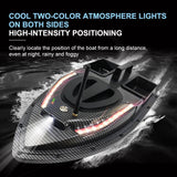 GPS Fishing Bait Boat 500m Remote Control Bait Boat Dual Motor RC Fish Finder 1.5KG Loading Support Automatic Cruise Correction
