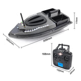 GPS Fishing Bait Boat 500m Remote Control Bait Boat Dual Motor RC Fish Finder 1.5KG Loading Support Automatic Cruise Correction