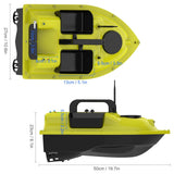 GPS Fishing Bait Boat with 3 Bait Containers Automatic Bait Boat with 400-500M Remote Range Fishing Bait Boat Fishing Tackle