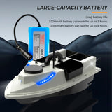 GPS RC Bait Boat 500M Wireless Remote Control Fishing Bait Boat Fishing Feeder Boat Ship with with 4 Bait Containers 2KG Load