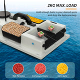 GPS RC Bait Boat 500M Wireless Remote Control Fishing Bait Boat Fishing Feeder Boat Ship with with 4 Bait Containers 2KG Load