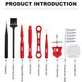 GUOWANG DIY Toolbox Baitcasting Fishing Reel Matertial Repair Kits Combo Maintenance Tools Spool Dismantling Device Pin