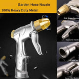 Garden Hose Nozzle Sprayer Car Wash Showering Pet High Pressure Spray Nozzle Handheld Water Jet