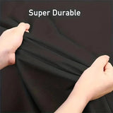 Garden Table Protective Cover, Outdoor Frost and Snow Protection Cover, Black Coated Oxford Cloth Cover