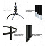 Garden Trellis For Vegetables Metal Indoor Vine Supports Plant Tower Tomato Plant Trellis For Climbing Support Rose Vegetable