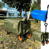Garden Wagons Cover Heavy Duty Outdoor Collapsible Cart Cover 35.43x19.69x17.72inch Dustproof Waterproof Rain Cover For Grocery