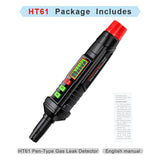 Gas Leak Detector Combustible Gas Detector HT59 HT60 HT61 0-1000PPM Sound & Screen Alarm Mini Gas Detector For Natural Methane
