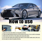 Glass Oil Film Remover Car Windshield Cleaner Water Spot Remover Stain Removal Cleaner For Rear View Mirrors Home Windows
