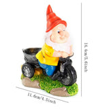 Gnome Miniatures Outdoor Resin Miniatures Cartoon Gnome Figurines Home Garden Decorations For Garden Coffee Table Study Room