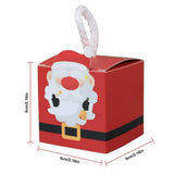 Goodie Paper Box For Christmas 50pcs Cardboard Christmas Gifts Box Portable Home Decorative Accessories For Chocolate Mini Toys