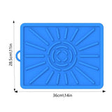 Grill Mats Roasting Waterproof Silicone Mat For BBQ Grilling Essentials Leak-Proof Mat For Street Vendor's Barbecue Barbecue