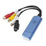 USB 2.0 Audio Video Capture Card Grabber Adapter VHS DVD DVR TV Converter for MAC IOS Win/XP/7/8/10