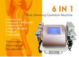 House Use 6 in 1 Vacuum Laser Radio Frequency 40K Lipo Slimming Ultrasonic Liposuction Cavitation Machine For Massage 2024