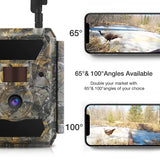 Willfine Sifar 4.0CG PRO 24MP 4G LTE Infrared Cellular Trail Camera Traps with MMS GPS No Glow 940nm LEDs for Wildlife Monitor