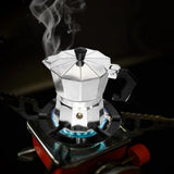 1 PC Moka Pot Stove Stand Steel Coffee Pot Holder Gas Range Support Ring Burner Grate Gas Hob Rack Kitchen Accessories