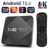 H40 Android 10.0 AllWinner H616 TV BOX 6K HD 3D Support 2.4G/5G WiFi Bluetooth Smart Android Box H.265 Media Player Set-Top Box