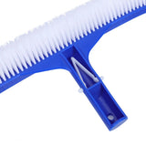 45cm Heavy Duty Pool Brush Reinforced Curved End Nylon Bristles for Floor & Wall Cleaning
