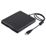 Hannord Portable 3.5inch Mobile USB Floppy Disk Drive 1.44M External Diskette FDD for Laptop Computer PC USB Drive Plug and Play
