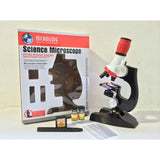 LED Home School Educational Toy Gift Refined Biological Microscope For Kids Child Lab Refined Microscope Kit Lab