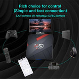 H60 Android 10.0 TV Box Allwinner H616 2GB RAM 16GB ROM 6K HD Support 2.4G&5G WiFi Bluetooth Smart Box Media Player Set Top Box